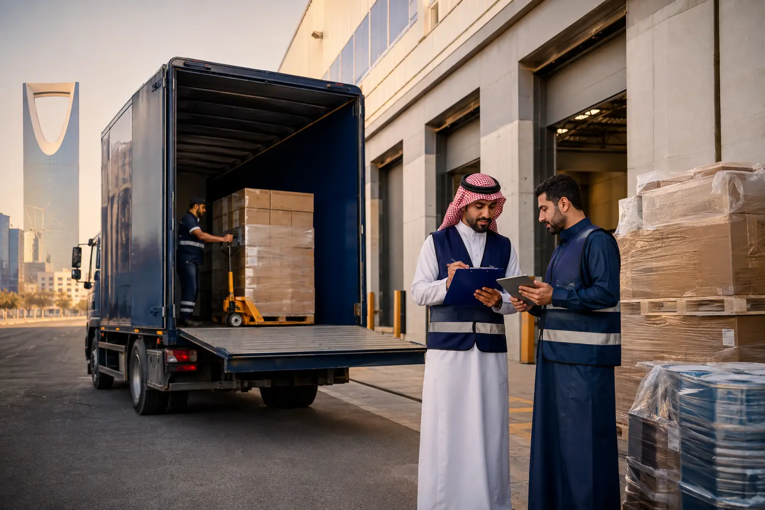 خدمات النقل والتخزين وإدارة عمليات التوريد في الرياض